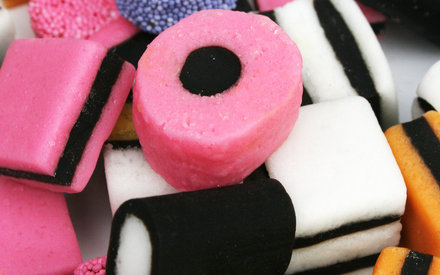 słodycze z lukrecją